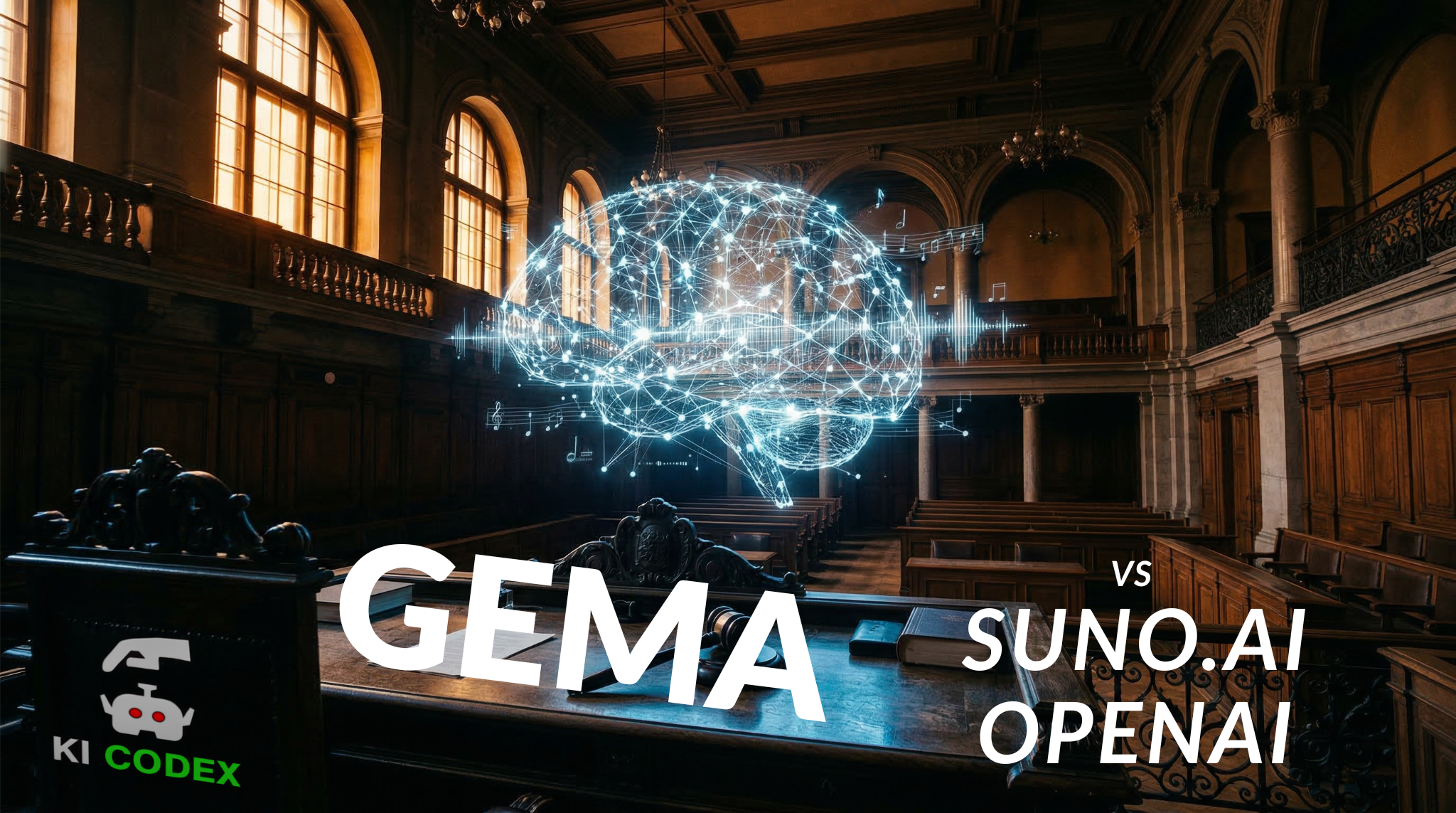 Gema gegen die KI-Titanen (Suno.AI & OpenAI): KI-Musik vor Gericht – und warum das erst der Anfang ist